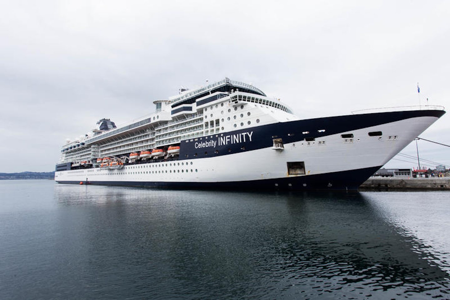 Ship Exterior on Celebrity Infinity