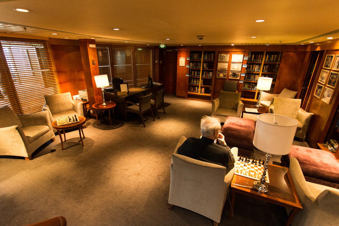 Library on Celebrity Infinity