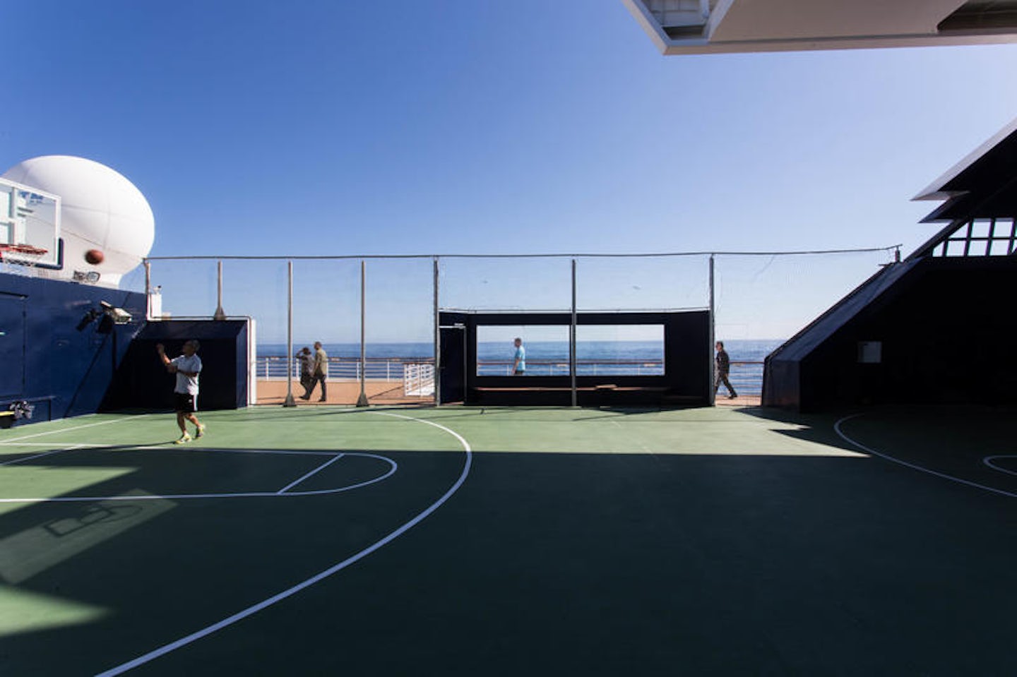 Basketball Court on Celebrity Infinity