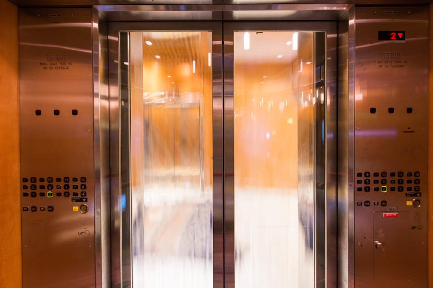 Elevators on Explorer of the Seas
