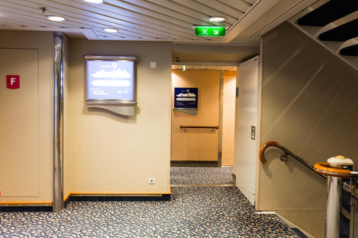 Hallways on Explorer of the Seas