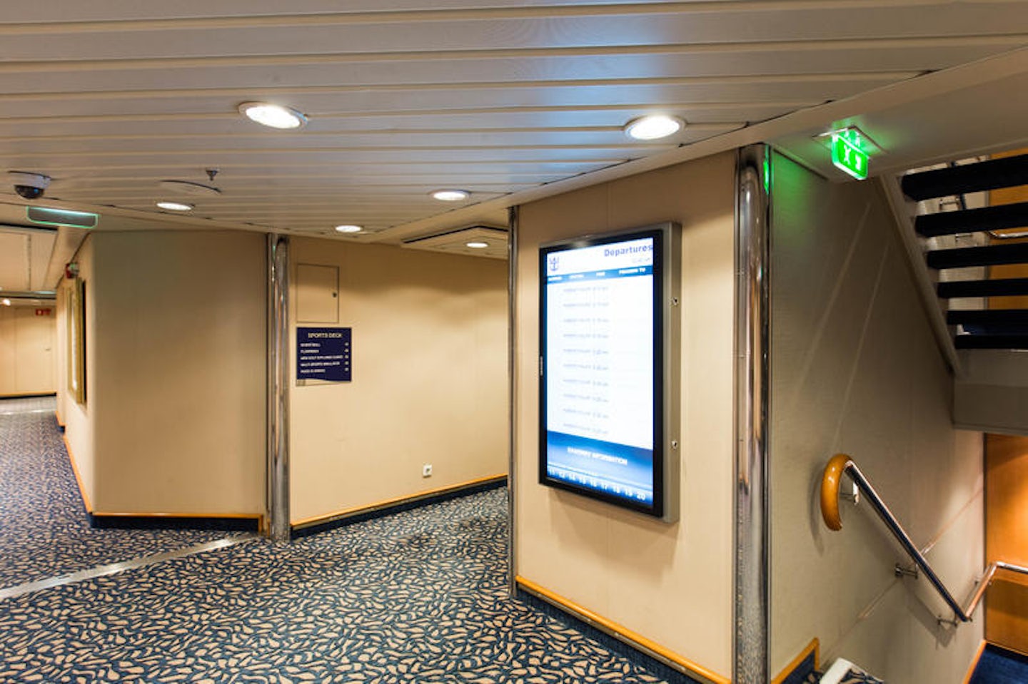 Hallways on Explorer of the Seas