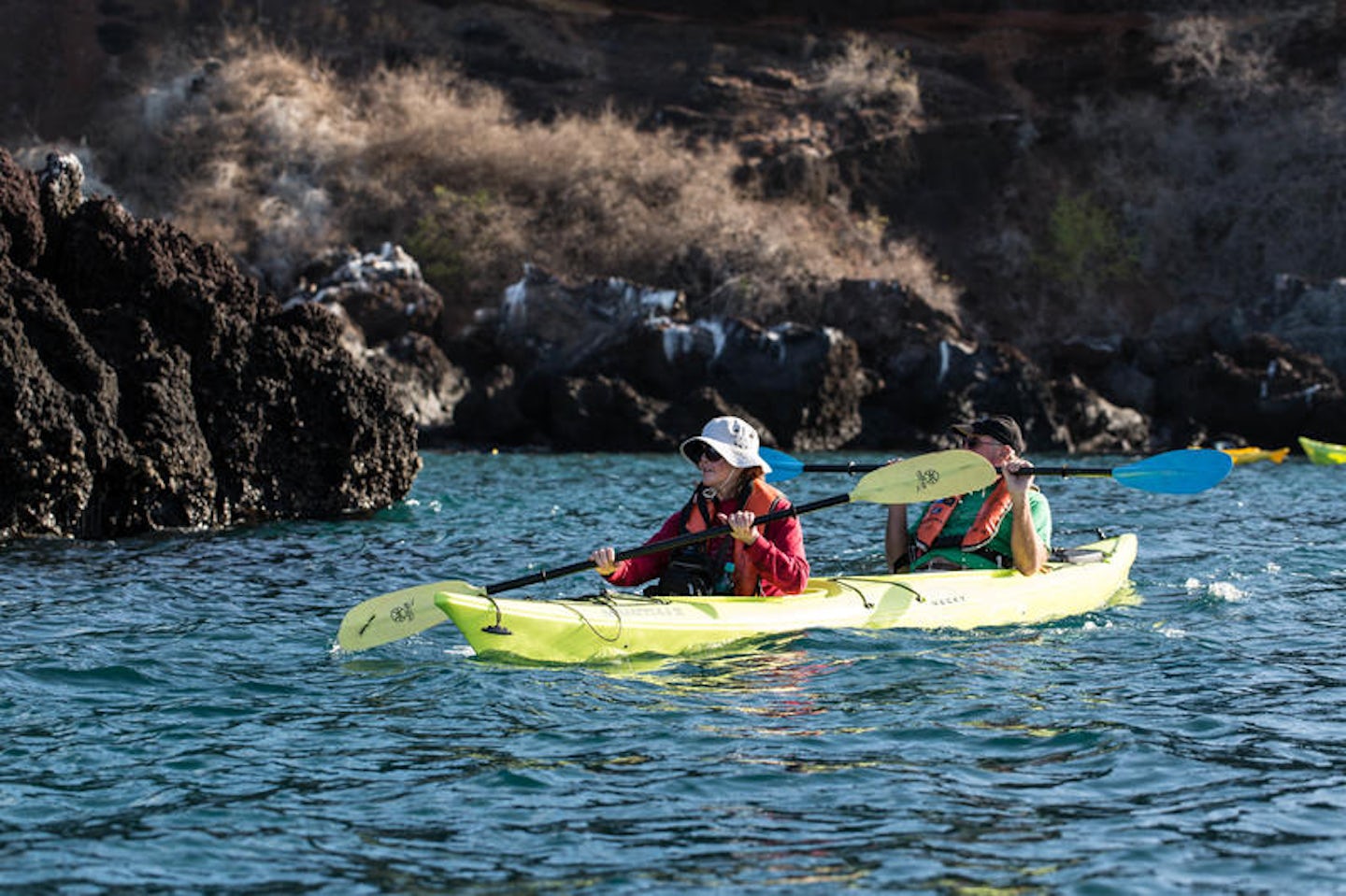 Kayaking on National Geographic Islander