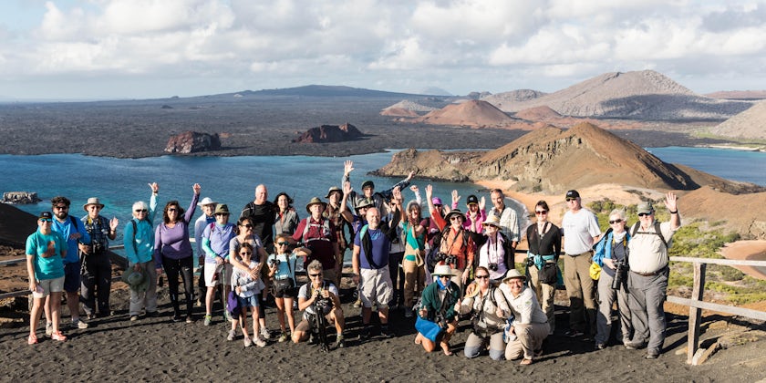 Lindblad Expeditions passengers at Bartolome Island in the Galapagos (Photo: Cruise Critic