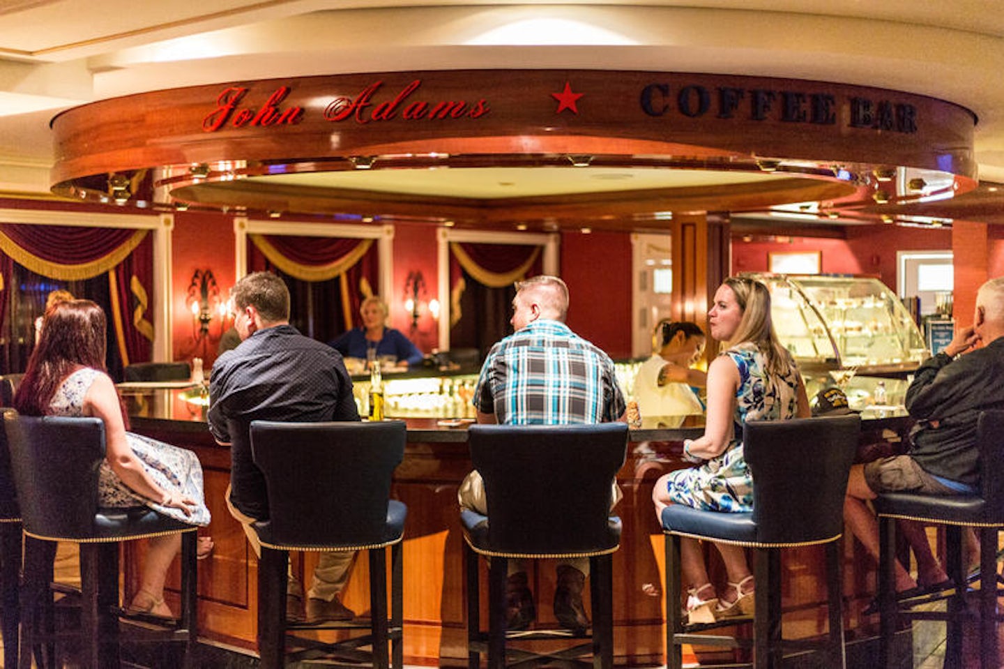 John Adams Coffee Bar on Pride of America