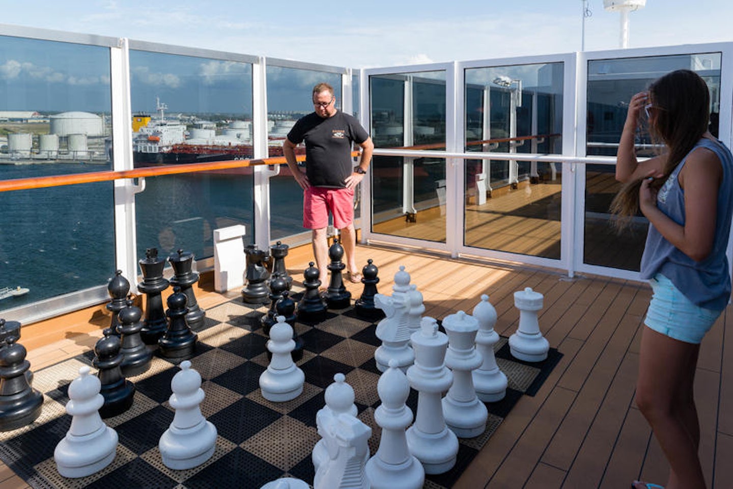 Deck Chess on Oosterdam