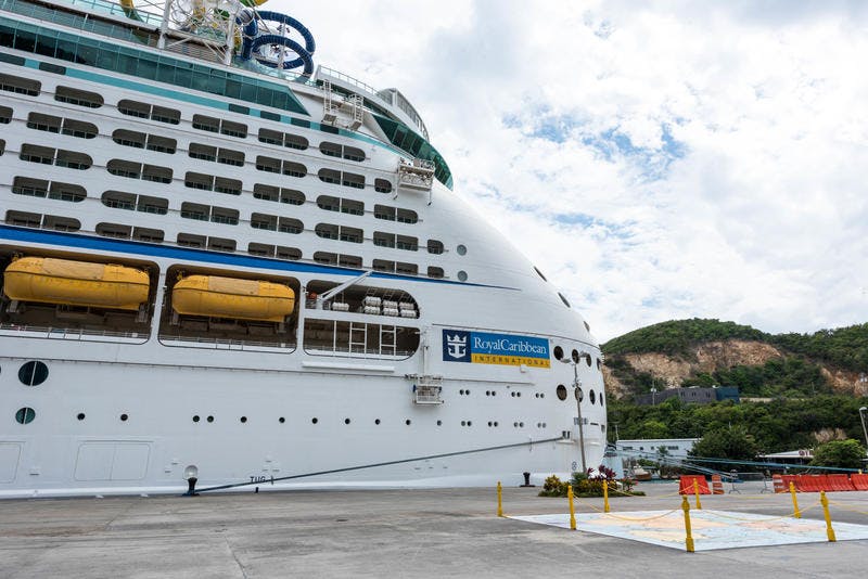 Ship Exterior on Royal Caribbean Adventure of the Seas Cruise Ship