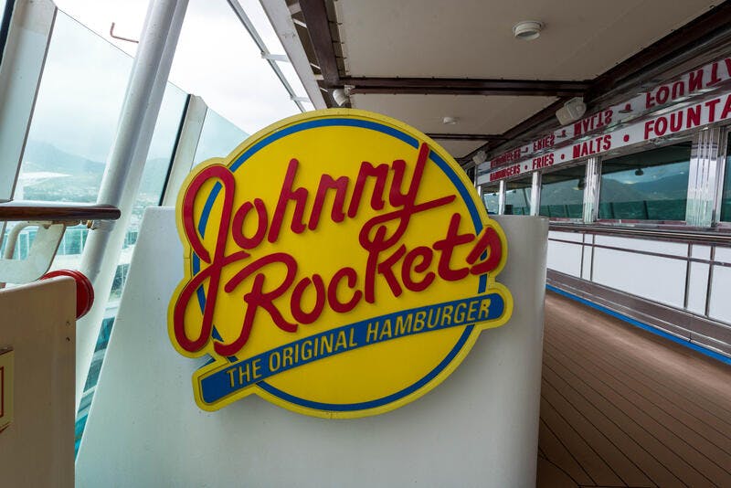 Johnny Rockets on Royal Caribbean Adventure of the Seas Cruise Ship