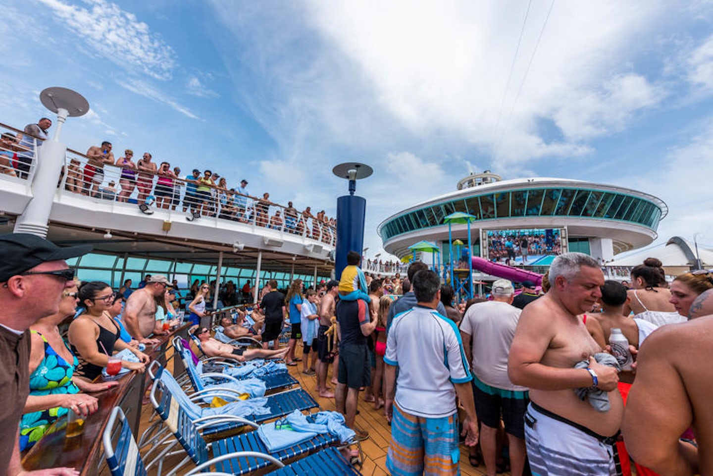 Belly Flop Contest on Adventure of the Seas