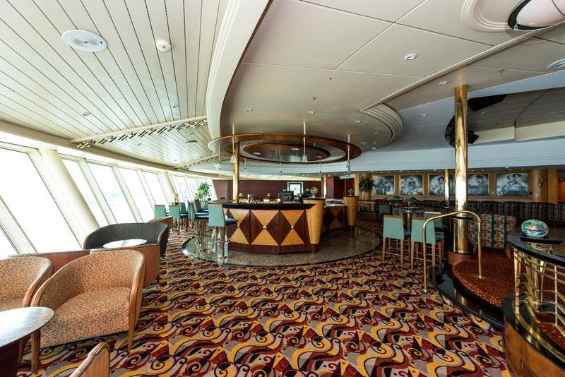 Viking Crown Lounge on Royal Caribbean Adventure of the Seas Ship