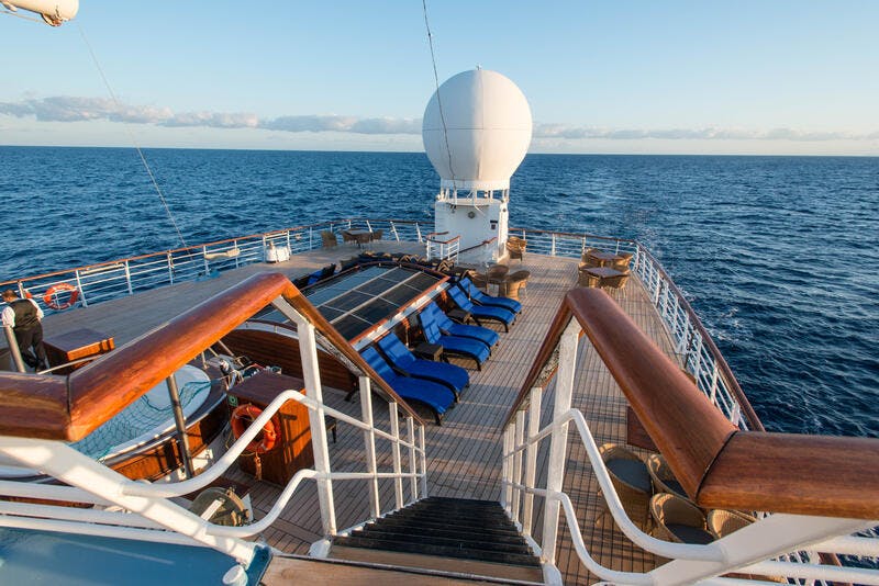 Sky Deck on Windstar Wind Star Cruise Ship Cruise Critic