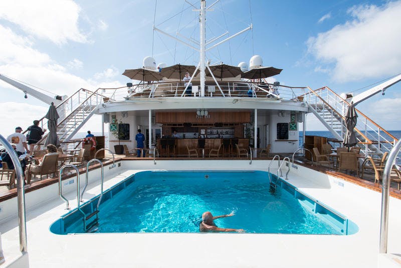 Pool Deck on Windstar Wind Surf Cruise Ship Cruise Critic