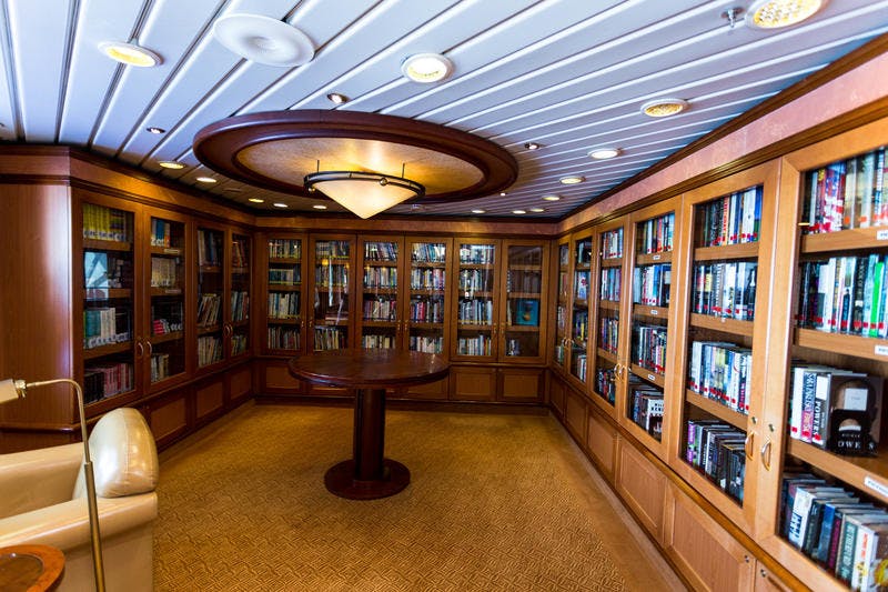 Library On Island Princess Cruise Ship - Cruise Critic