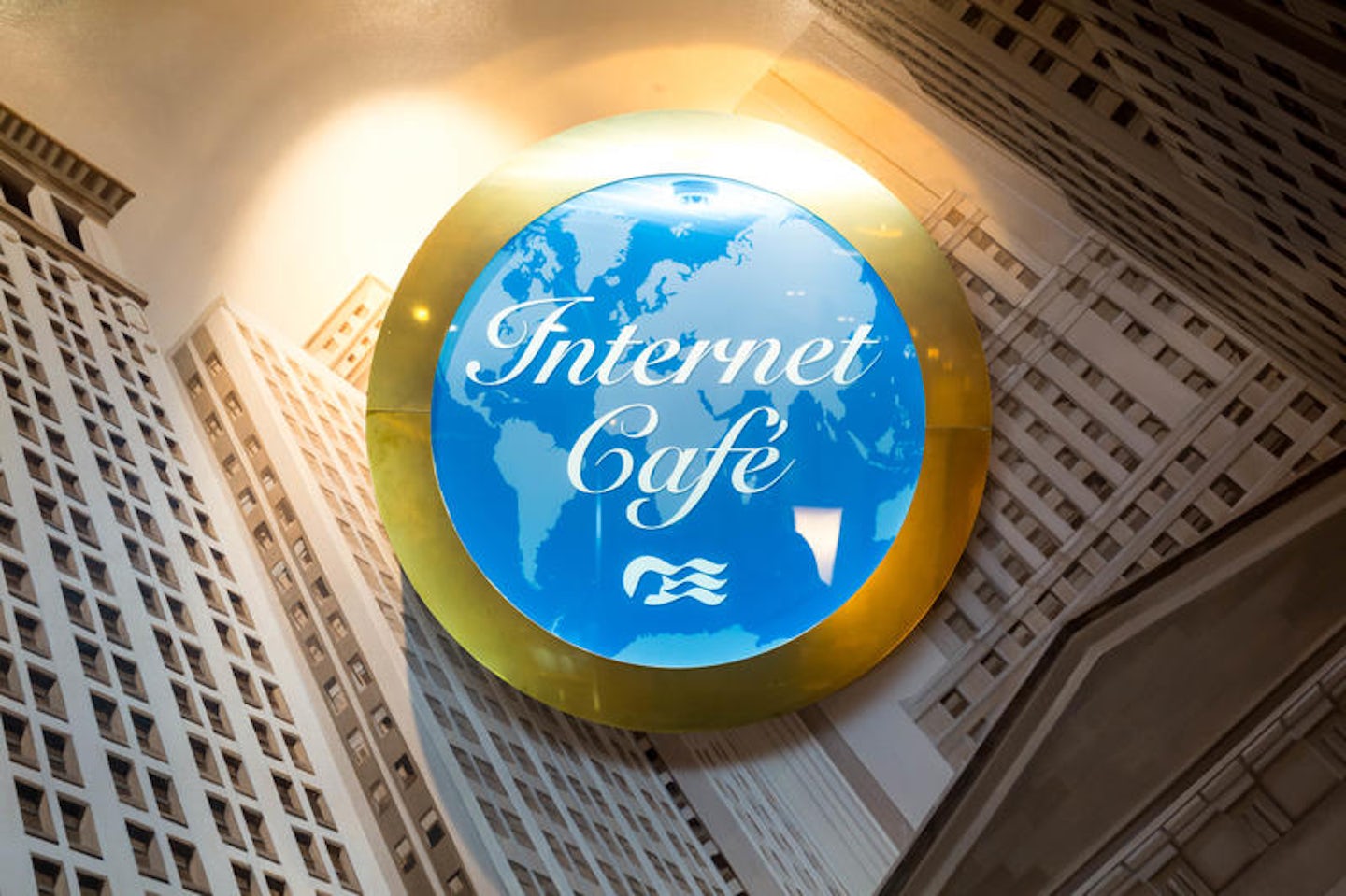 Internet Cafe on Island Princess