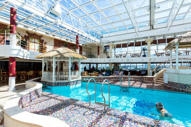 Lotus Pool on Island Princess Cruise Ship Cruise Critic