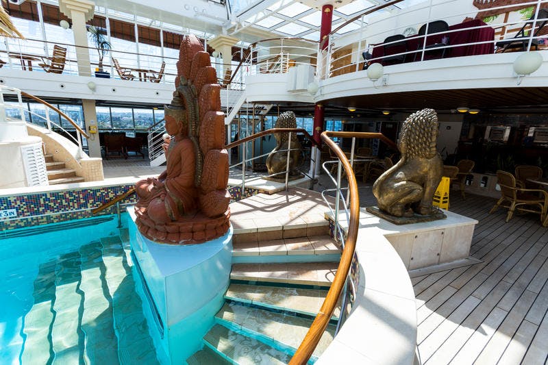 Lotus Pool on Island Princess Cruise Ship Cruise Critic