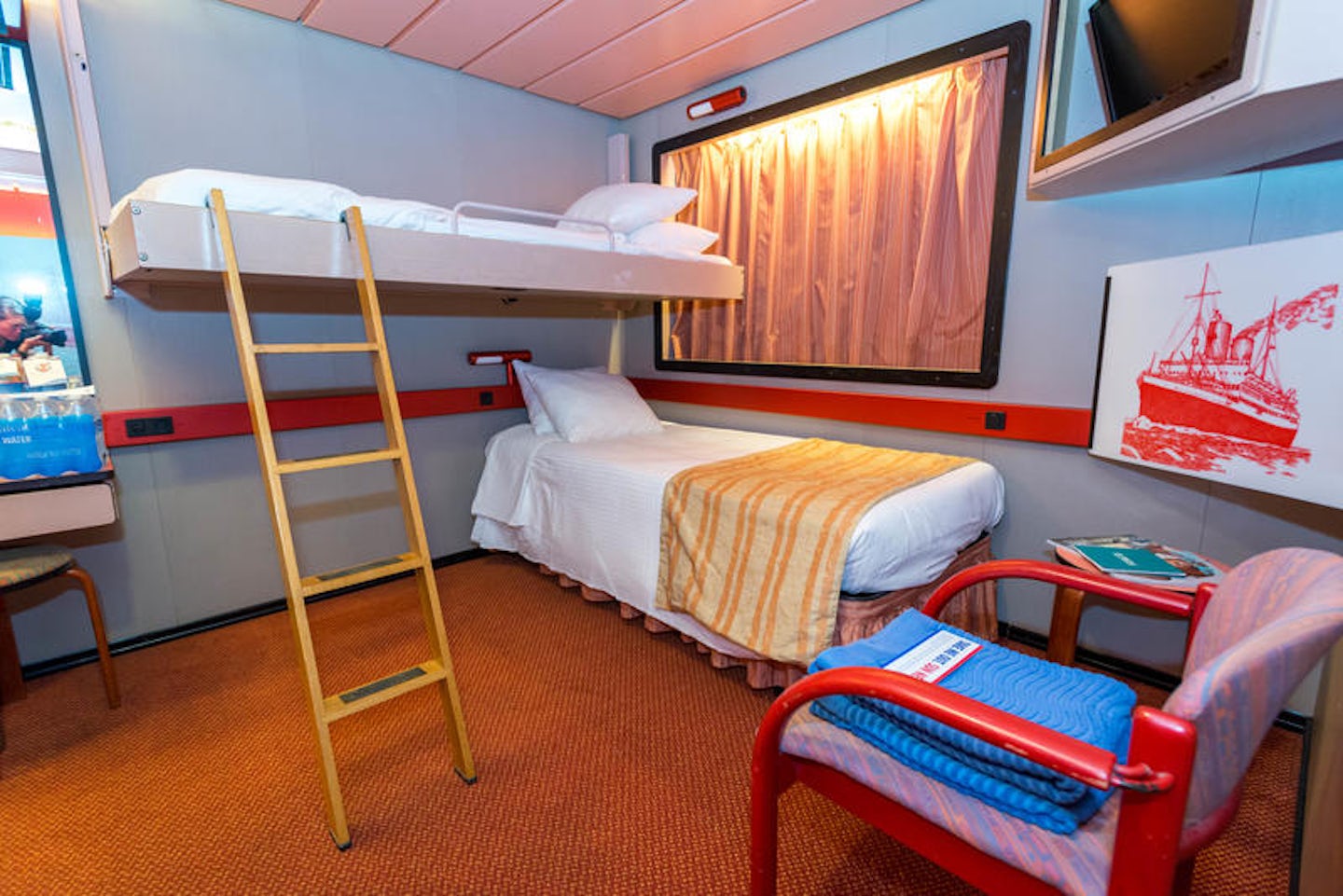 The Interior Cabin (Upper-Lower) on Carnival Paradise