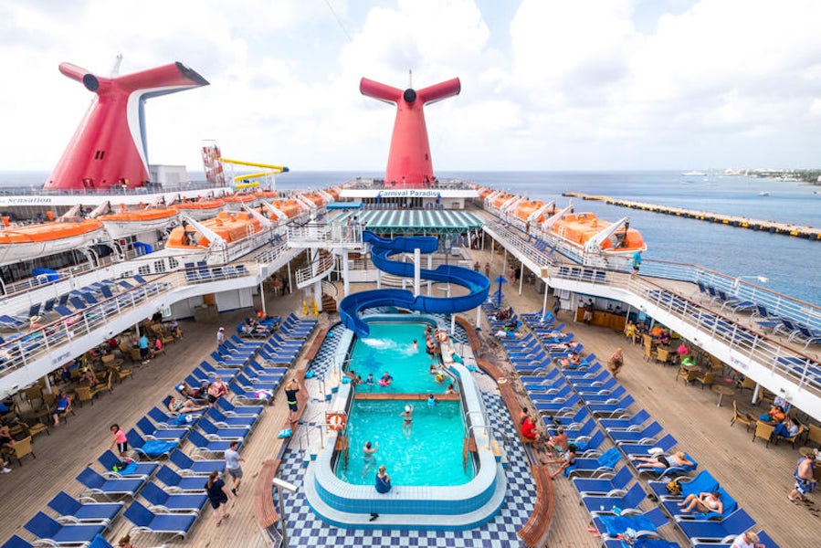 Lido Pool on Carnival Paradise Cruise Ship Cruise Critic