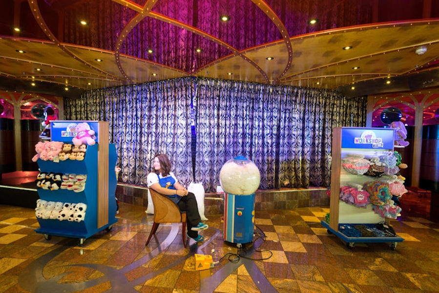 BuildABear at Sea on Carnival Paradise Cruise Ship Cruise