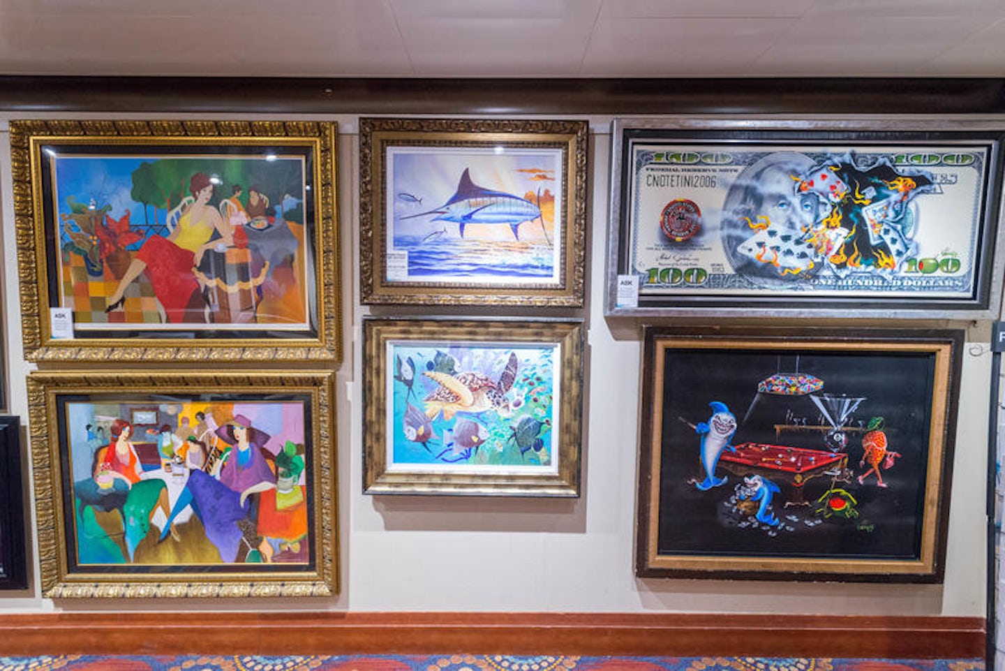 Art Gallery on Carnival Paradise