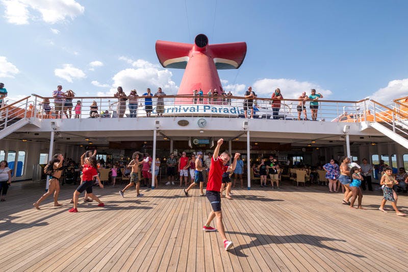 Deck Parties on Carnival Paradise Cruise Ship Cruise Critic