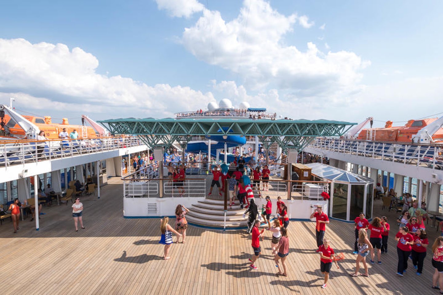 The Lido Deck on Carnival Paradise