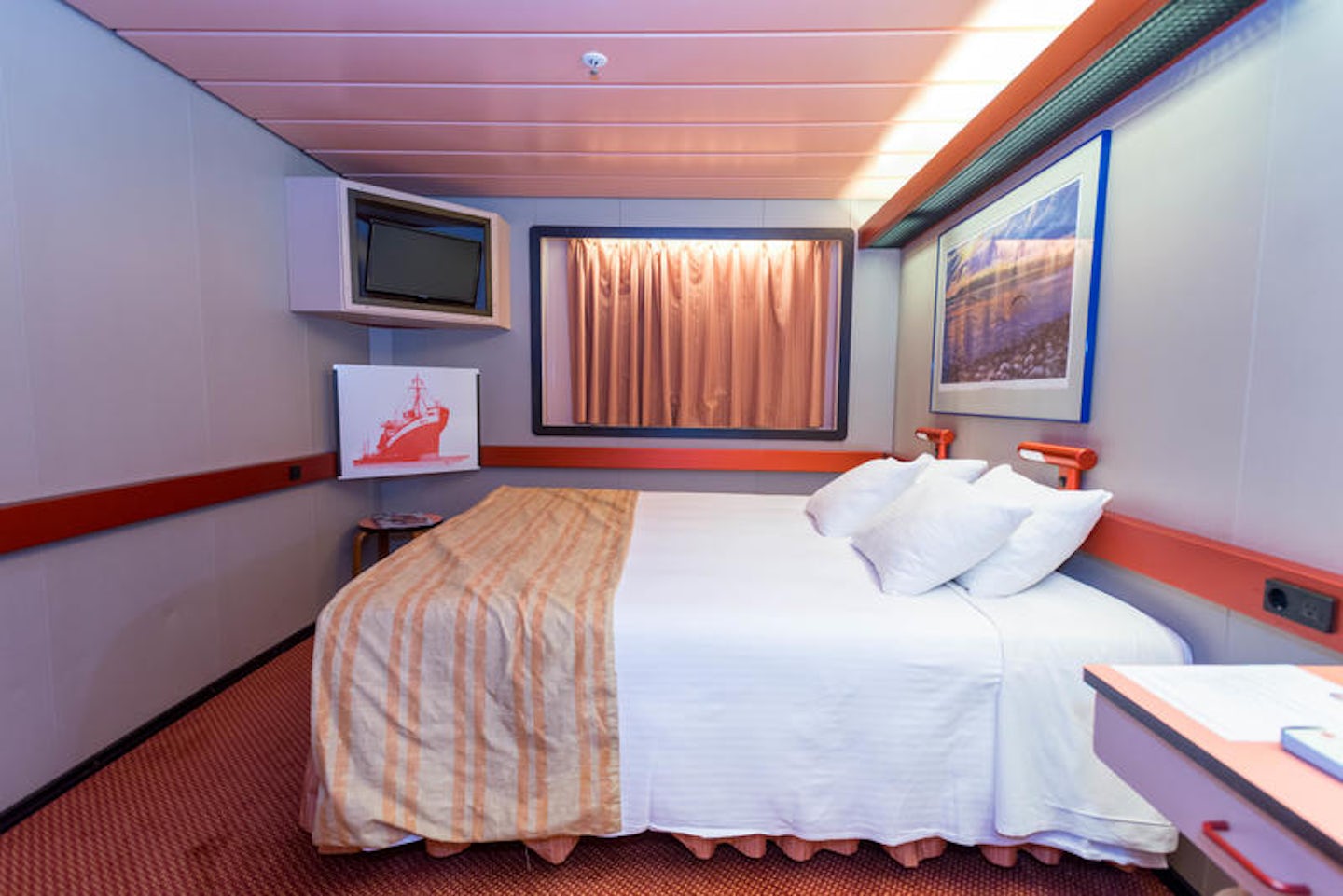 The Interior Cabin on Carnival Paradise