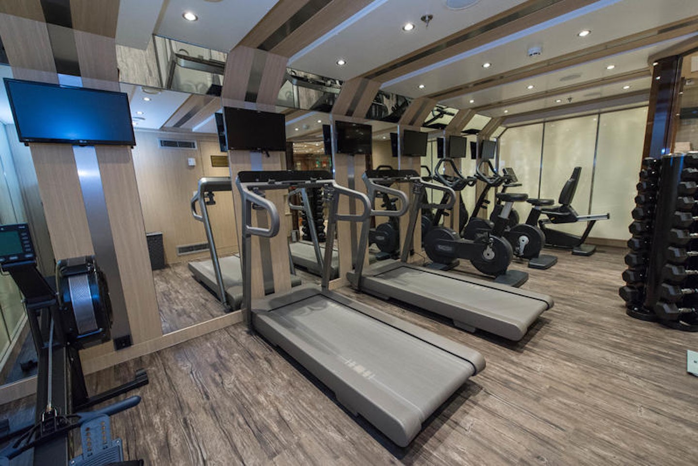 Fitness Center on ms Sapphire
