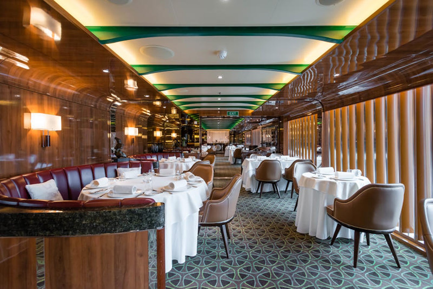 The Grill Restaurant on Seabourn Quest
