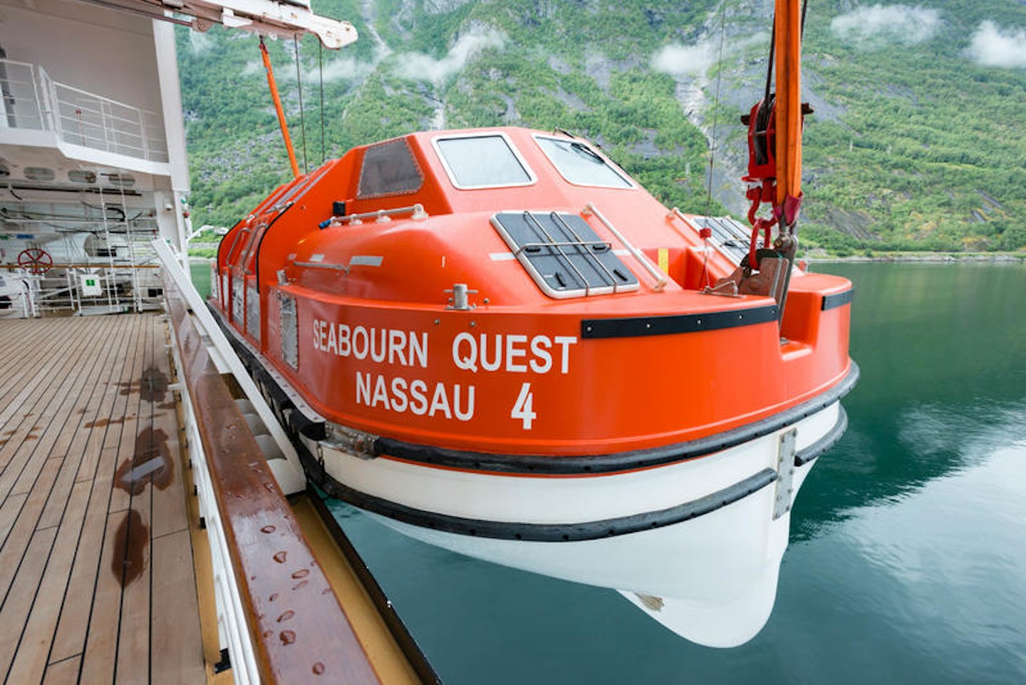 Tender Boat on Seabourn Quest