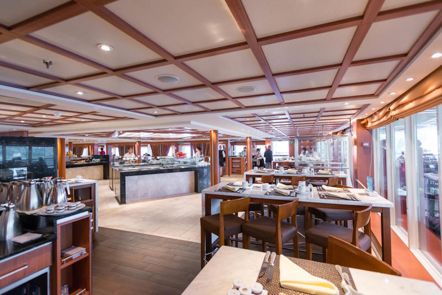 The Colonnade Restaurant on Seabourn Quest