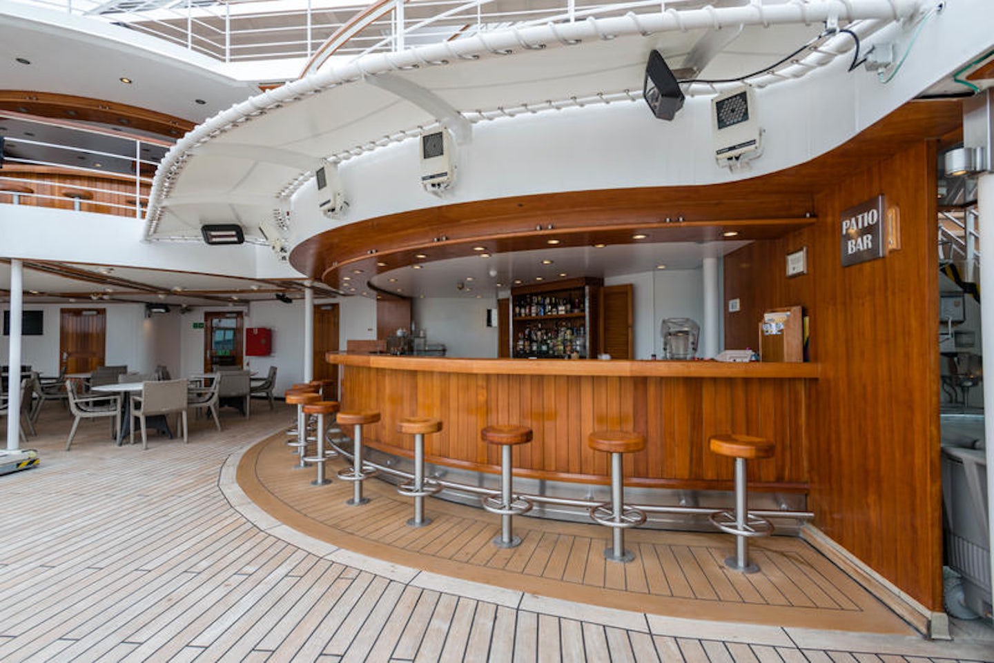 Patio Bar on Seabourn Quest