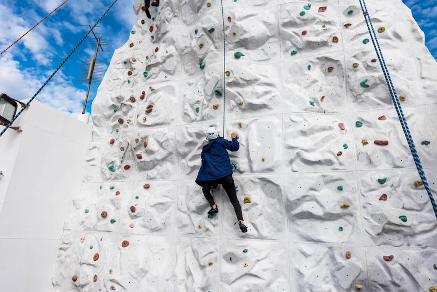 Rock Climbing Wall on Norwegian Pearl