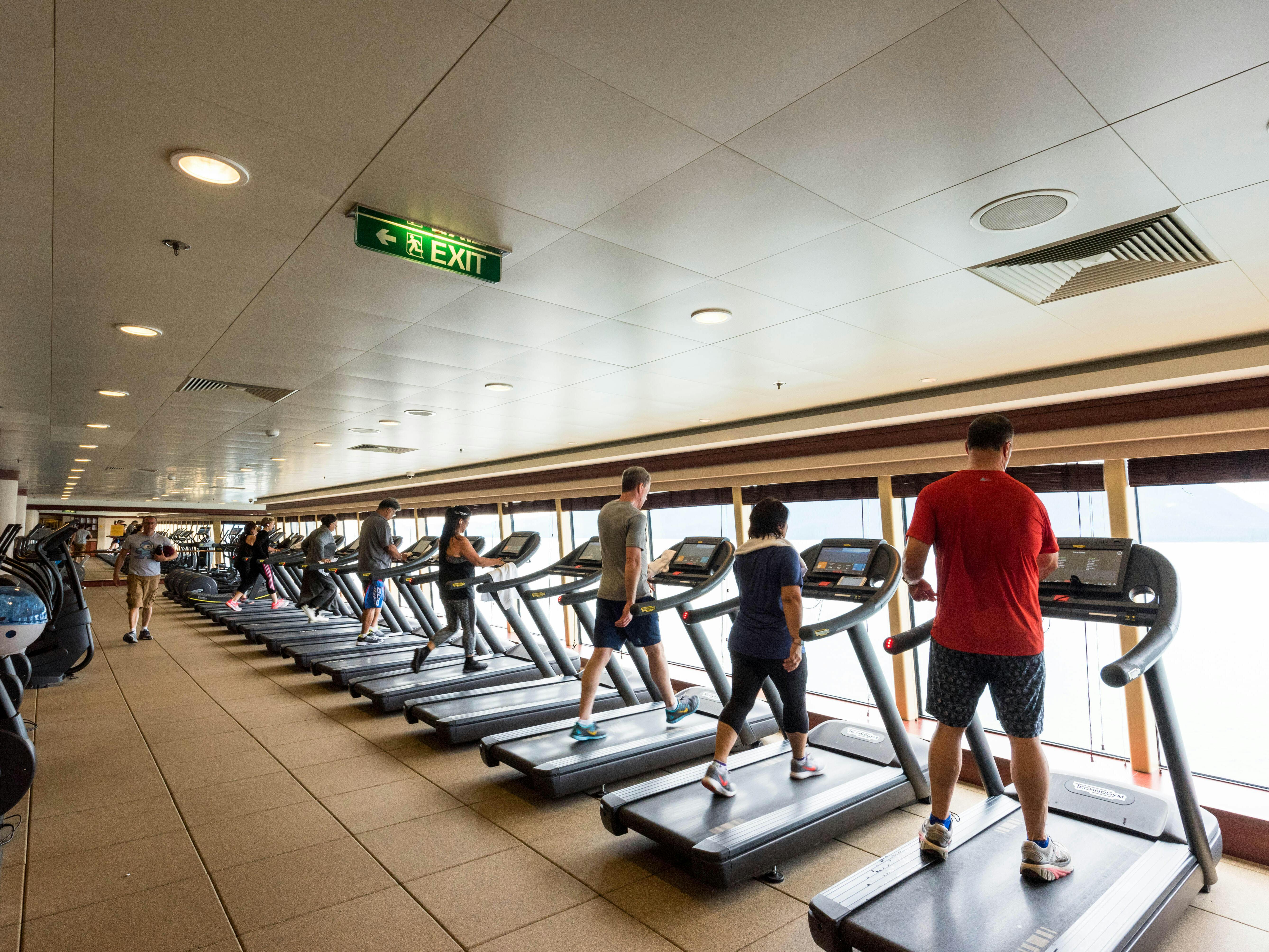 cruise ship gym