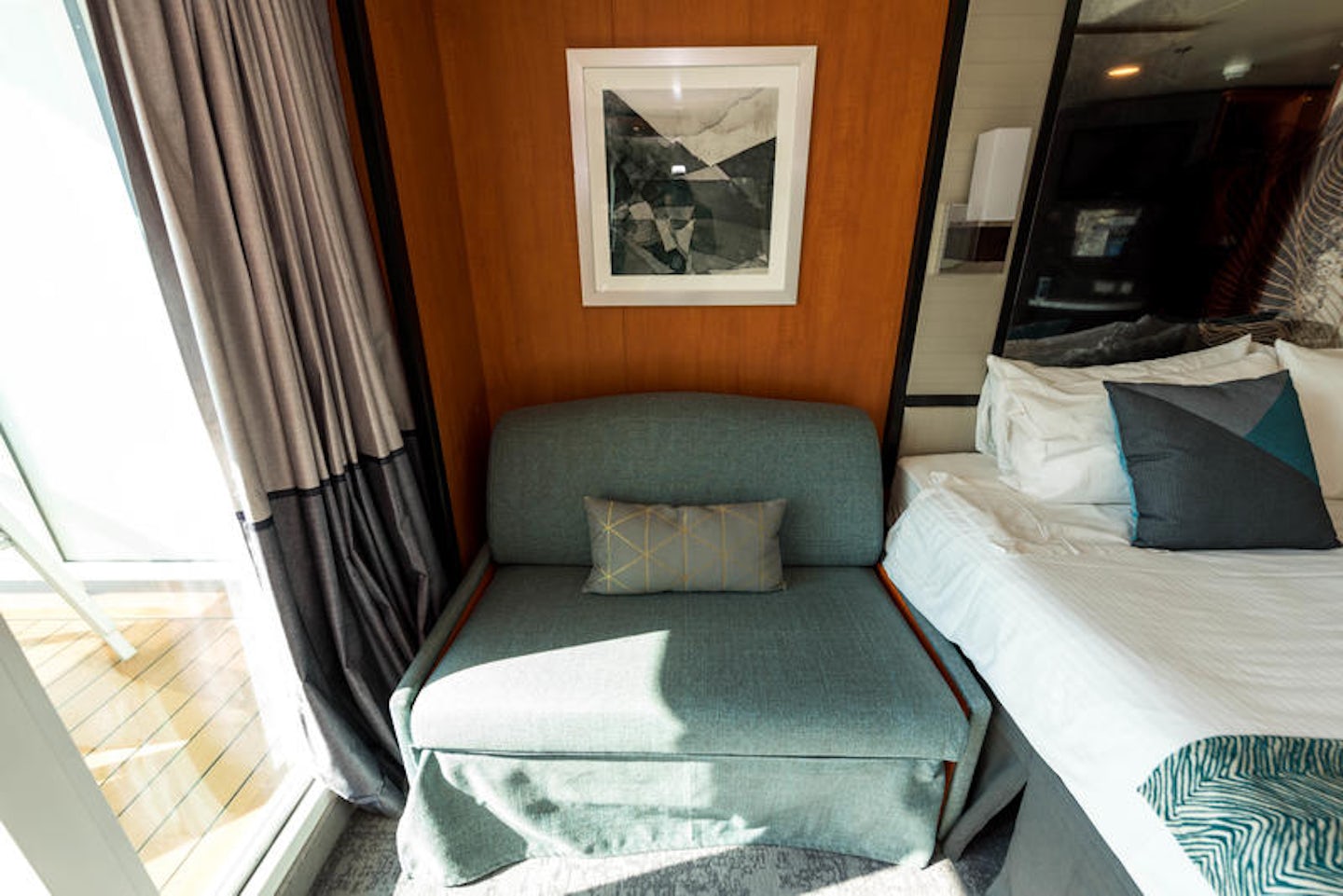The Aft-Facing Balcony Cabin on Norwegian Pearl