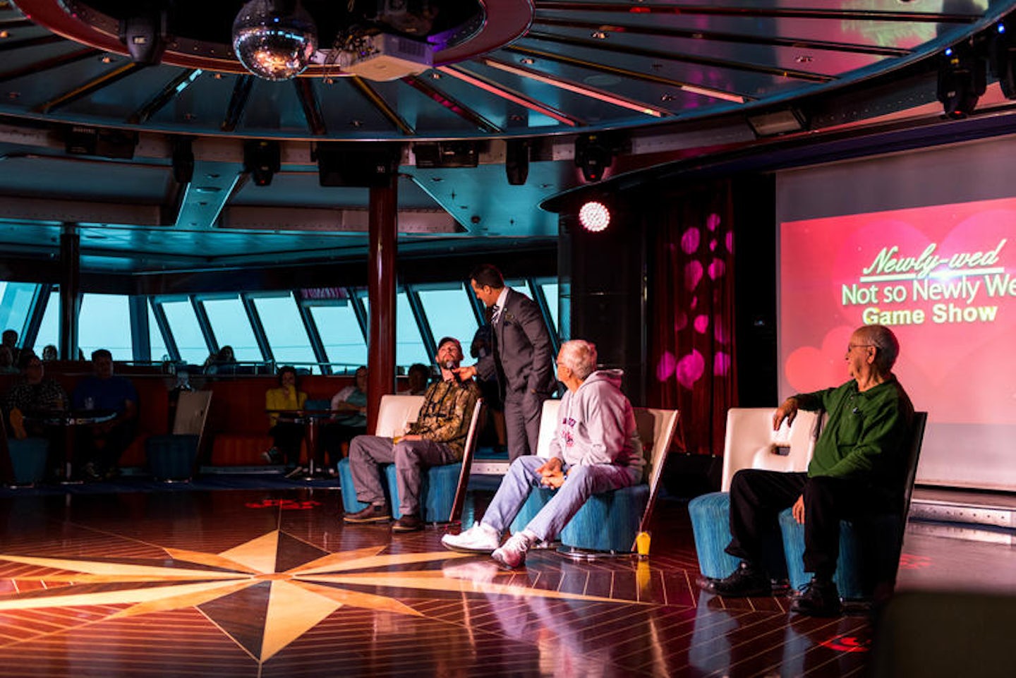 Not So Newly Wed Game Show at Spinnaker Lounge on Norwegian Pearl