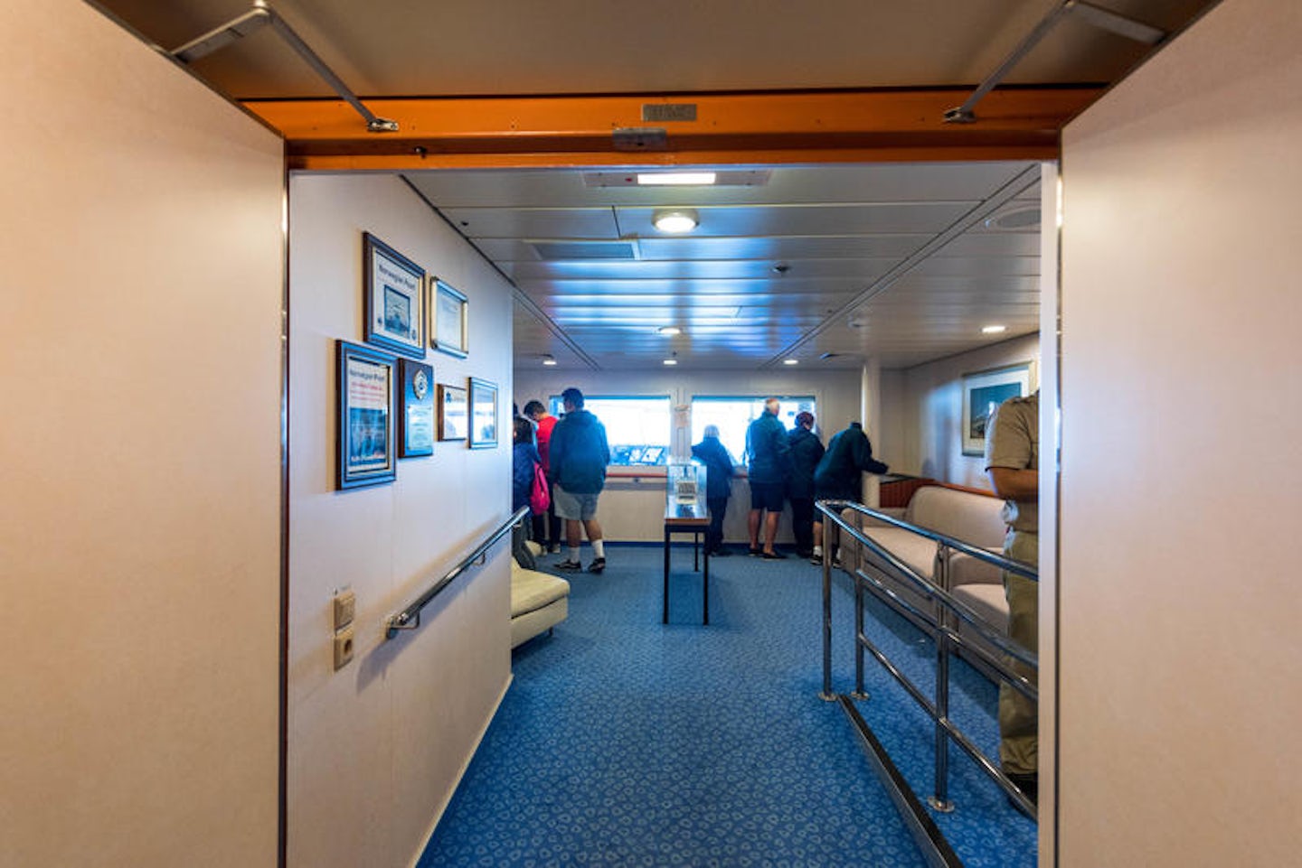 Bridge Viewing Room on Norwegian Pearl