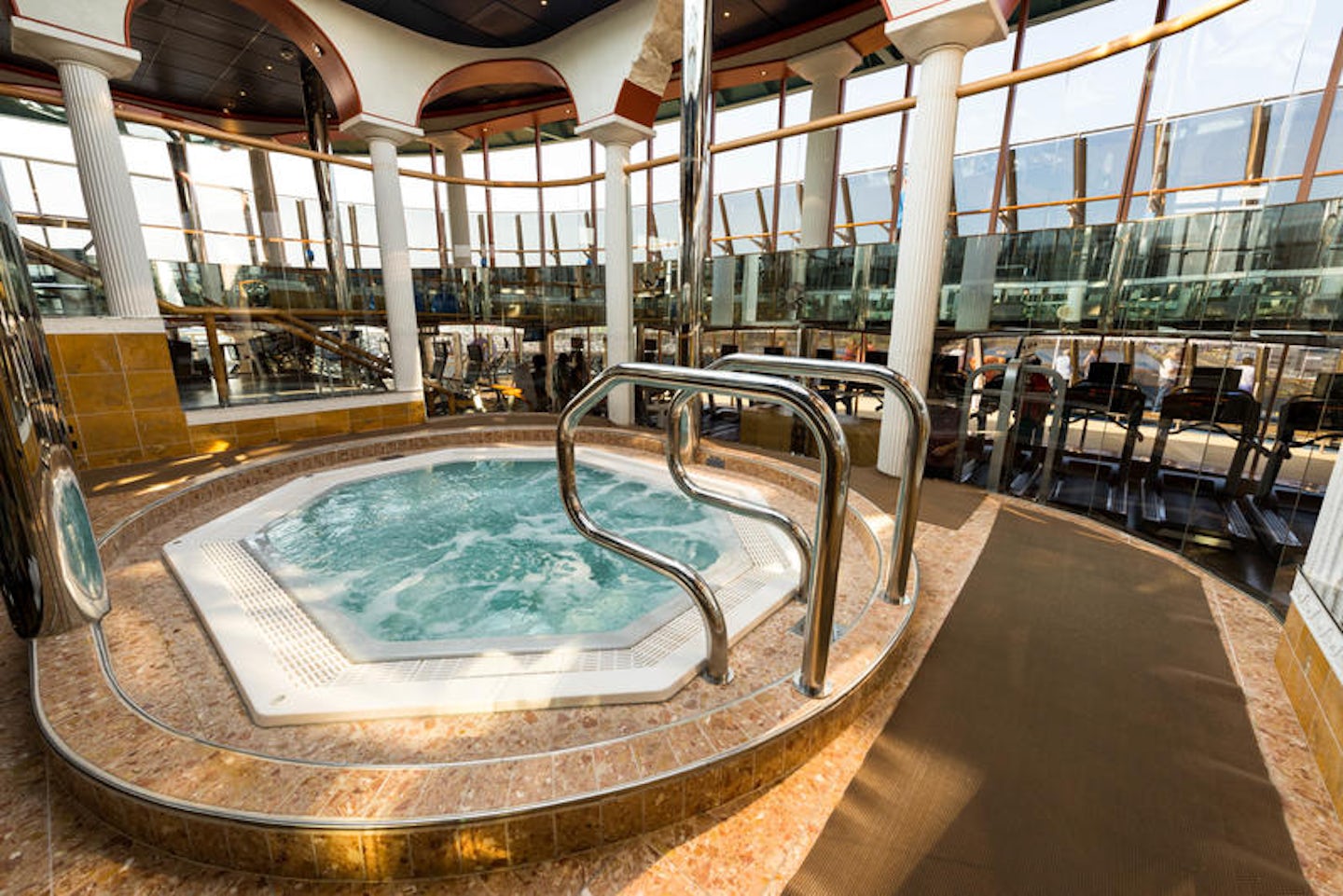 Whirlpool in The Fountain of Youth Spa on Carnival Legend
