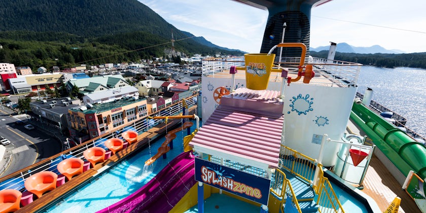 The Carnival WaterWorks on Carnival Legend (Photo: Cruise Critic)