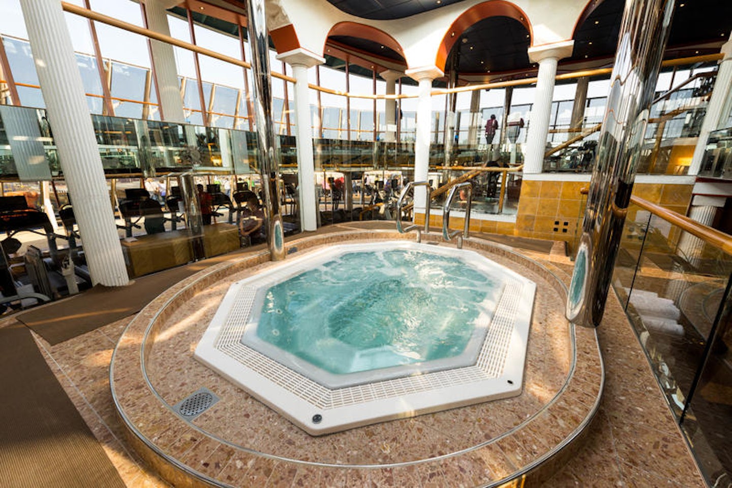 Whirlpool in The Fountain of Youth Spa on Carnival Legend