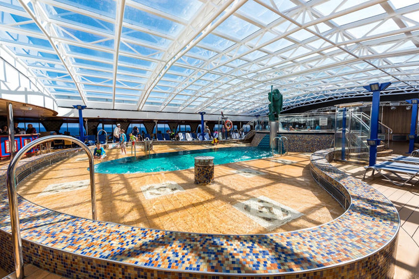 The Avalon Main Pool on Carnival Legend