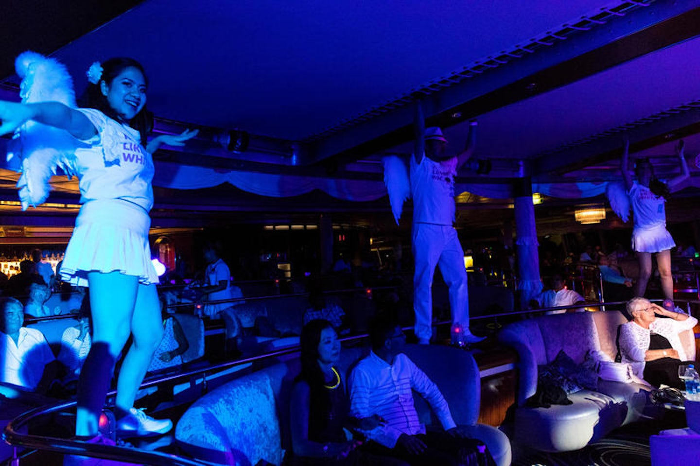 White Hot Party at Spinnaker Lounge on Norwegian Jade