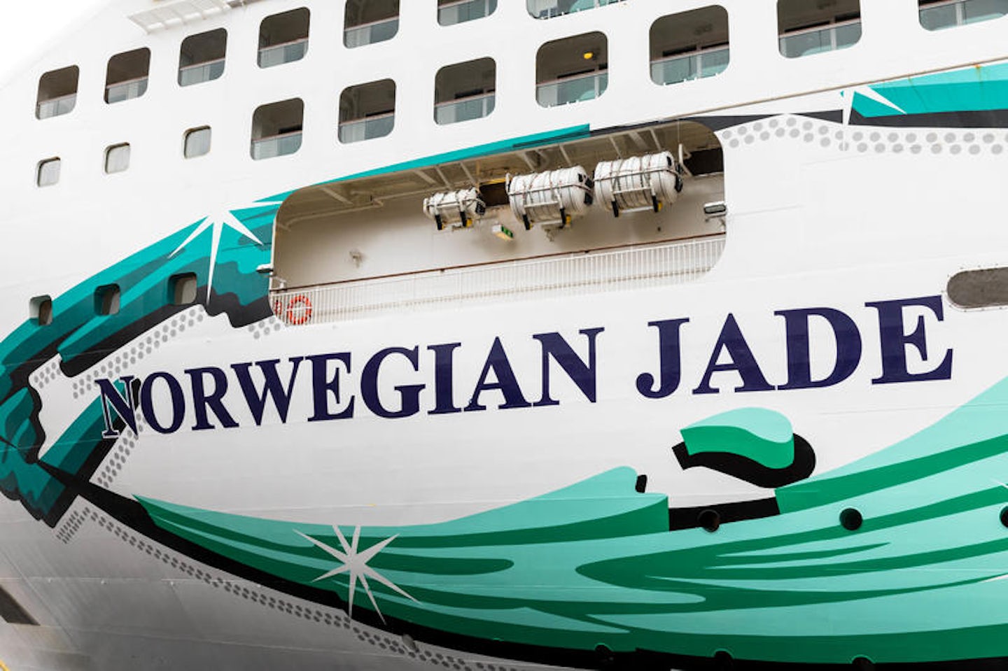 Ship Exterior on Norwegian Jade