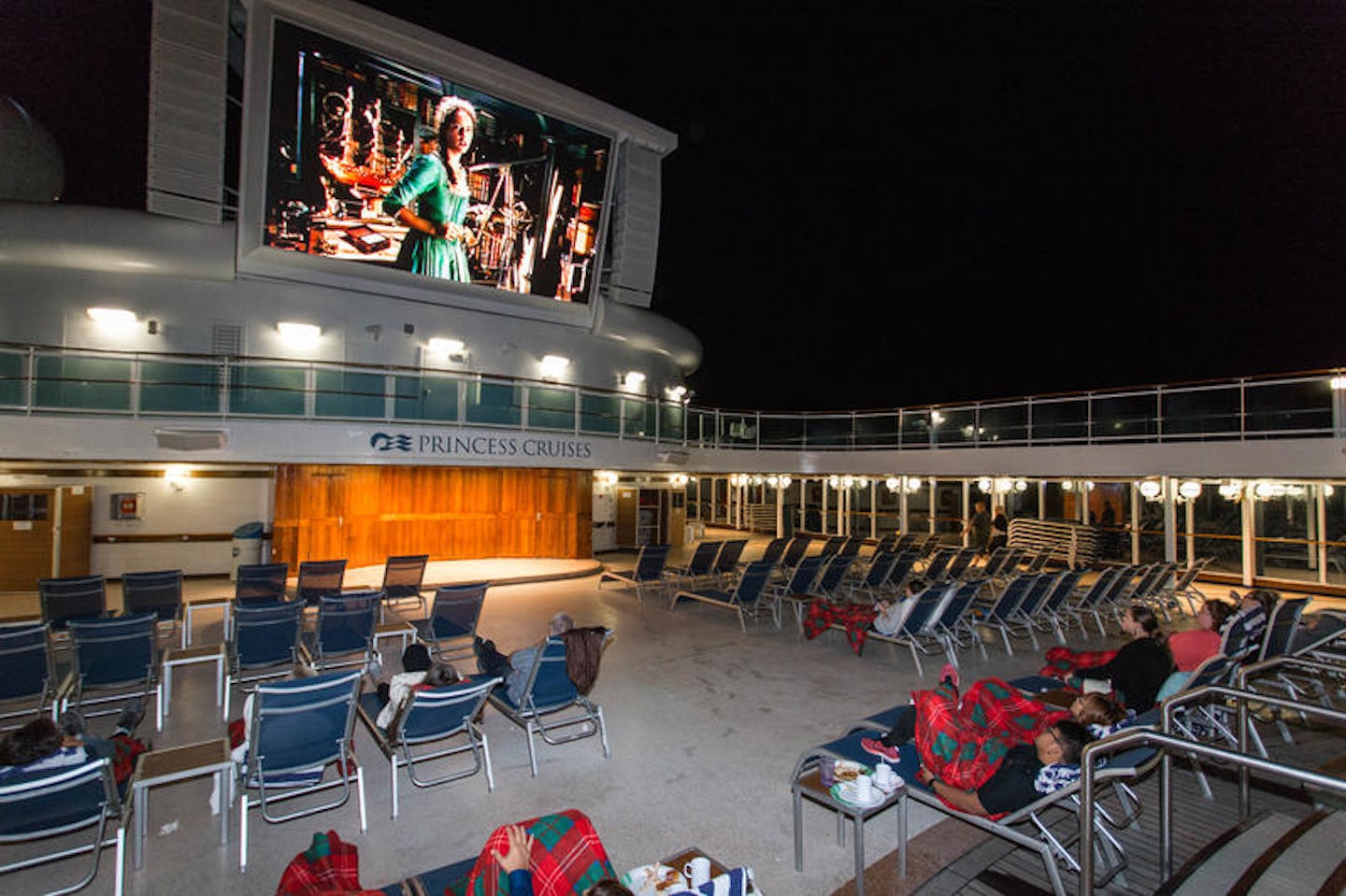 Movies Under the Stars on Coral Princess