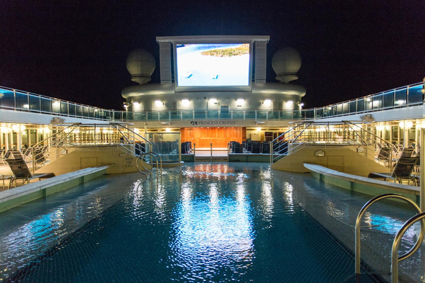 Movies Under the Stars on Coral Princess