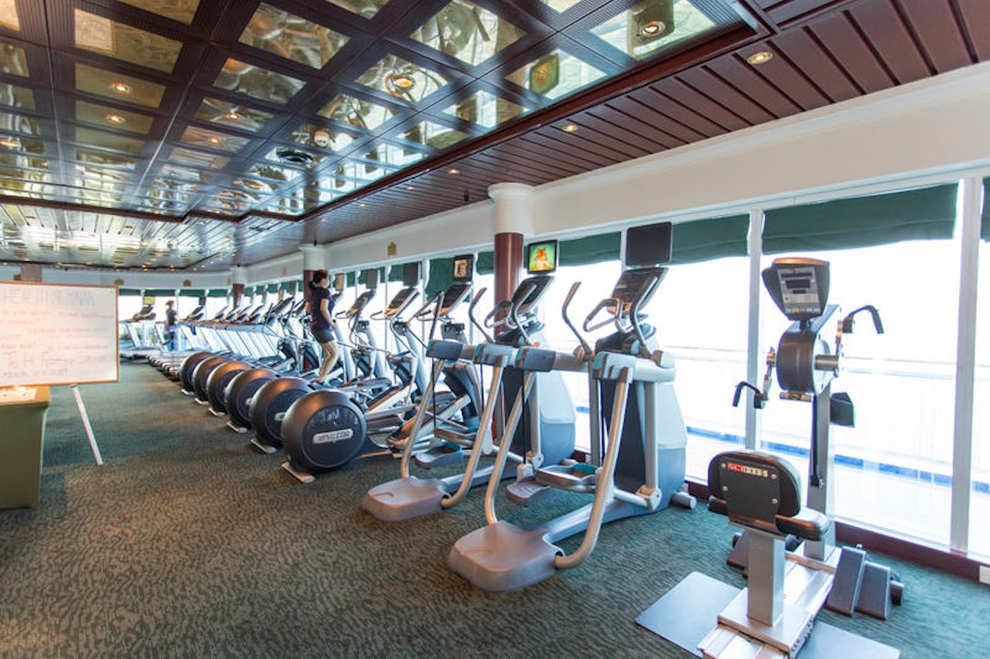Fitness Center on Coral Princess