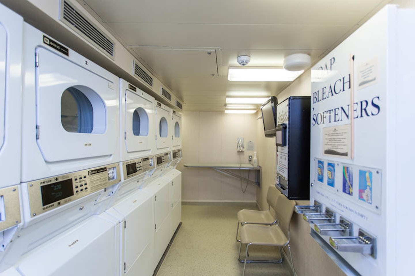 Launderettes on Coral Princess