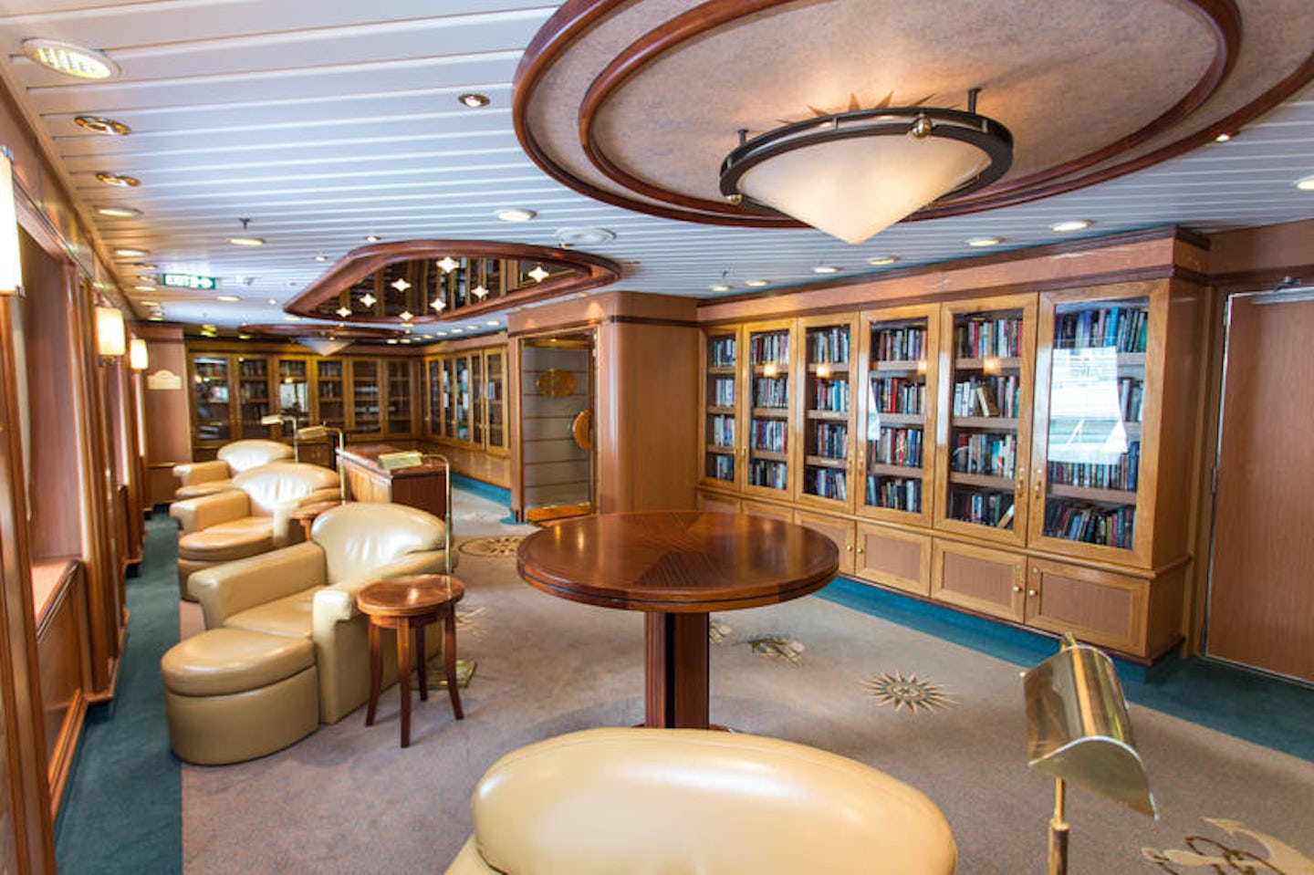 Library on Coral Princess