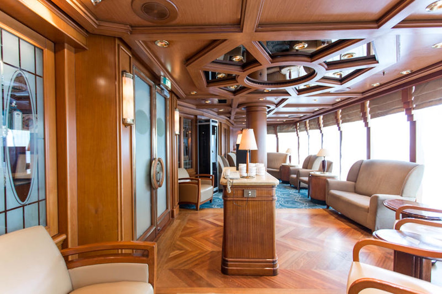 Churchill Lounge on Coral Princess