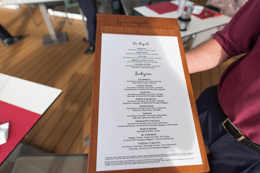 silversea cruises menus